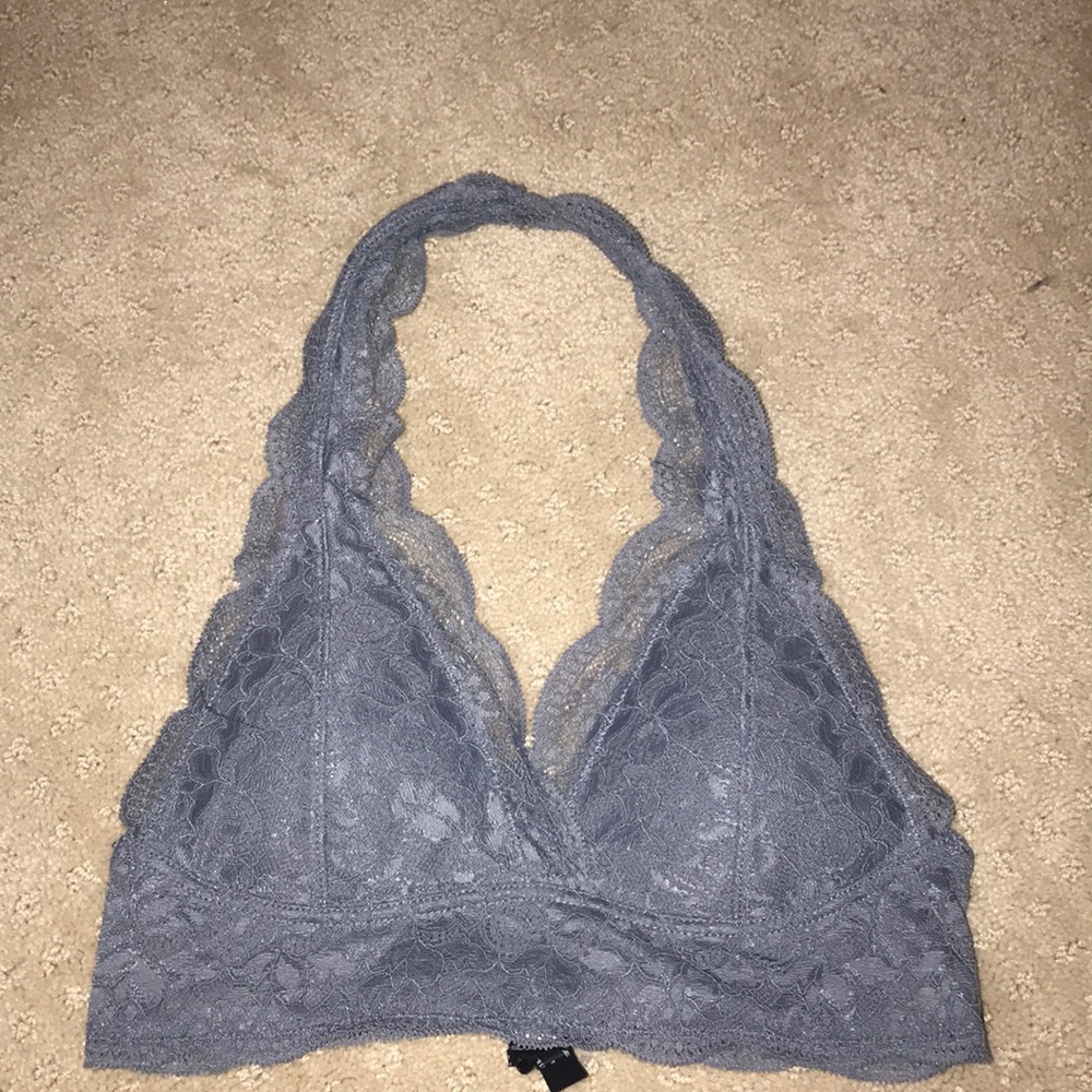 aeropostale grey halter bralette